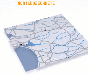 3d view of Monte do Zé Cadete