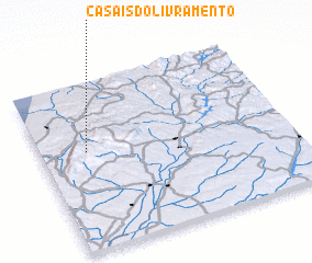 3d view of Casais do Livramento