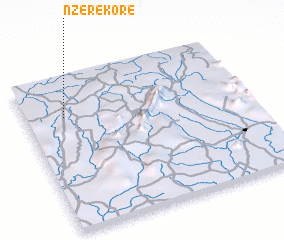 3d view of Nzérékoré