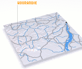 3d view of Wourandiè