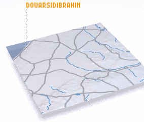 3d view of Douar Sidi Brahim