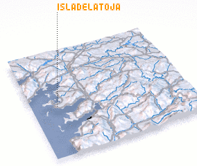 3d view of Isla de la Toja