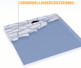 3d view of Curranvellikeen Cross Roads