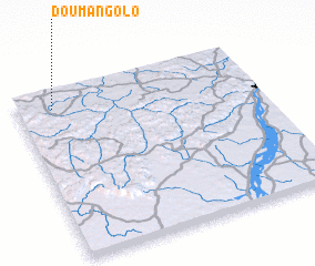 3d view of Doumangolo