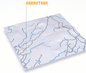 3d view of Karmo Town