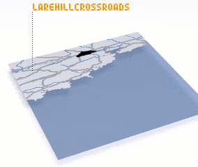 3d view of Larehill Cross Roads