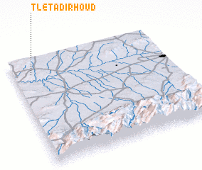 3d view of Tleta dʼIrhoud