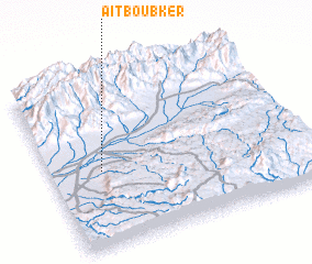 3d view of Aït Boubker