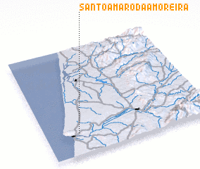 3d view of Santo Amaro da Amoreira