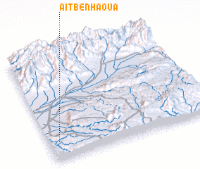 3d view of Aït Ben Haoua