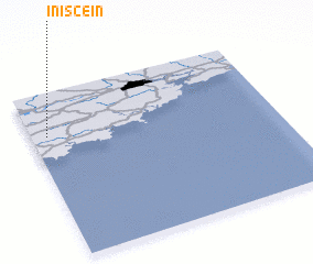 3d view of Inis Céin