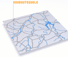 3d view of Kouroutéguélé