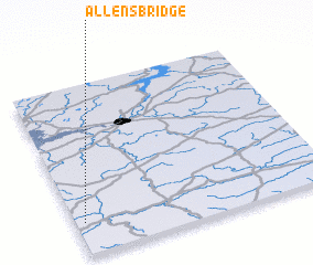 3d view of Allenʼs Bridge