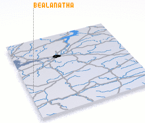 3d view of Béal an Átha