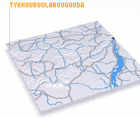 3d view of Tyèkouroulabougouda