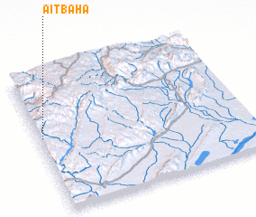 3d view of Aït Baha