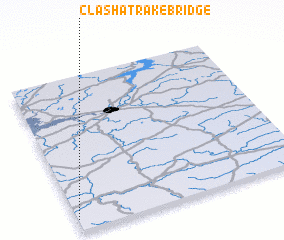 3d view of Clashatrake Bridge