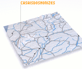 3d view of Casais dos Monizes