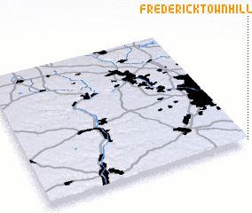 3d view of Fredericktown Hill