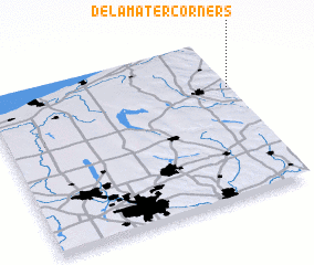 3d view of Delamater Corners