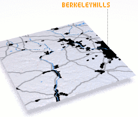 3d view of Berkeley Hills