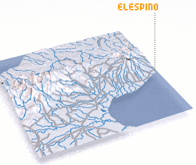 3d view of El Espino