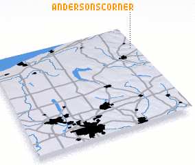 3d view of Andersons Corner