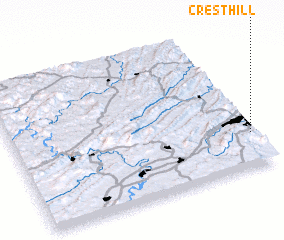 3d view of Crest Hill