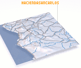 3d view of Hacienda San Carlos