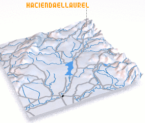 3d view of Hacienda El Laurel