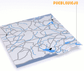 3d view of Pueblo Viejo