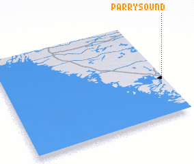 3d view of Parry Sound