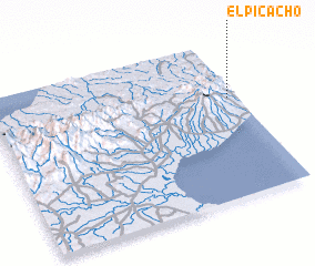 3d view of El Picacho