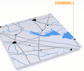 3d view of Sugar Hill