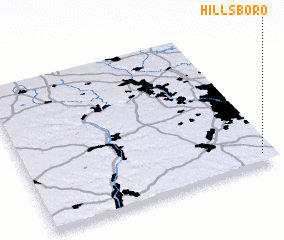 3d view of Hillsboro