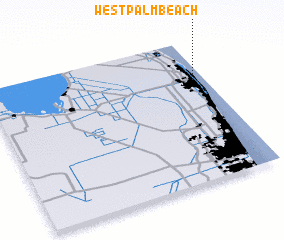 3d view of West Palm Beach