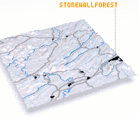 3d view of Stonewall Forest