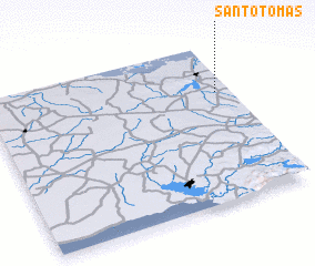 3d view of Santo Tomás