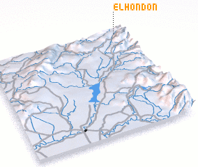 3d view of El Hondón