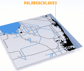 3d view of Palm Beach Lakes