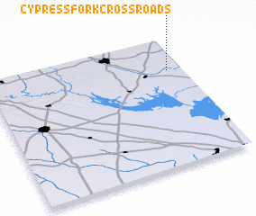 3d view of Cypress Fork Crossroads