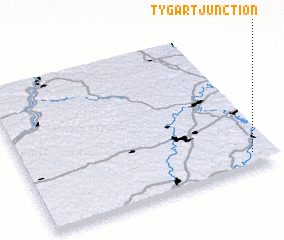 3d view of Tygart Junction