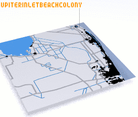 3d view of Jupiter Inlet Beach Colony