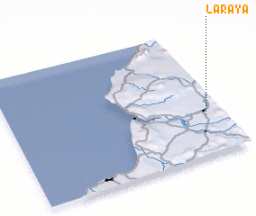 3d view of La Raya