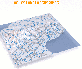 3d view of La Cuesta de los Suspiros