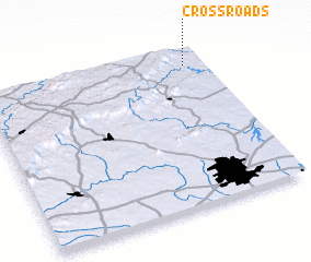 3d view of Cross Roads