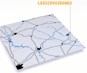 3d view of Lees Crossroads