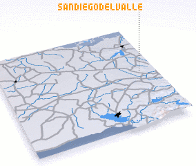 3d view of San Diego del Valle