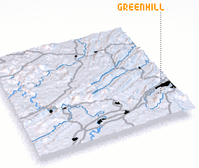 3d view of Green Hill