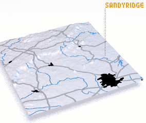 3d view of Sandy Ridge